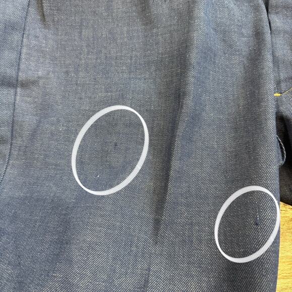 Roebucks Jeans Mens 42x 29 Blue Perma Prest Sears Denim Pants Stains 70s - Picture 14 of 16